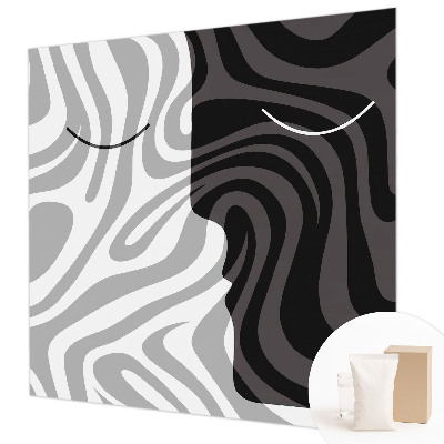 Fototapeta fizelinowa z nadrukiem Abstrakcyjne twarze