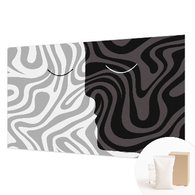 Fototapeta fizelinowa z nadrukiem Abstrakcyjne twarze