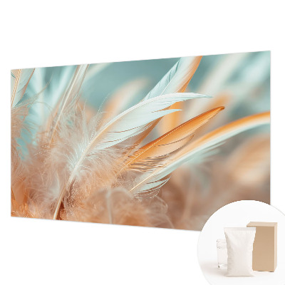 Tapeta fotograficzna z motywem delikatnych piór
