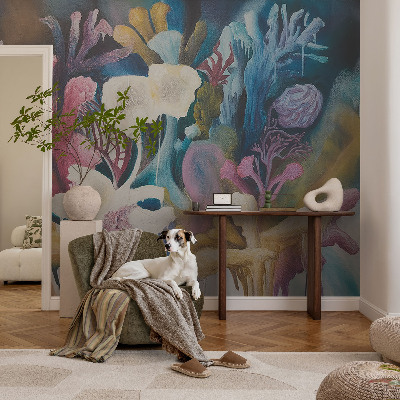 Nowoczesna fototapeta do salonu Kwiatowy wybuch