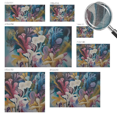 Nowoczesna fototapeta do salonu Kwiatowy wybuch