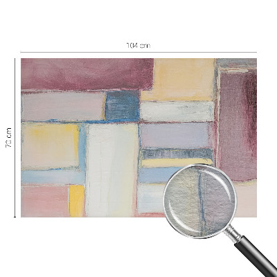 Dekoracyjna fototapeta na ścianę z motywem geometrycznych form