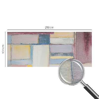 Dekoracyjna fototapeta na ścianę z motywem geometrycznych form