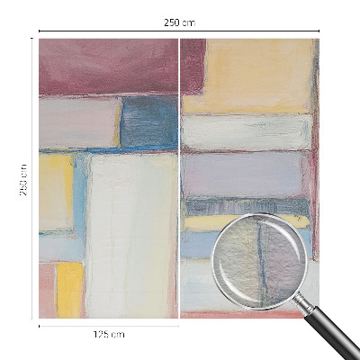 Dekoracyjna fototapeta na ścianę z motywem geometrycznych form