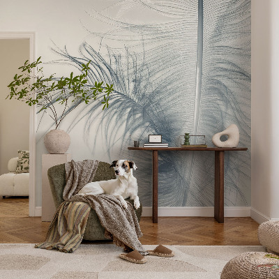 Fototapeta fizelinowa z nadrukiem Delikatne pióro