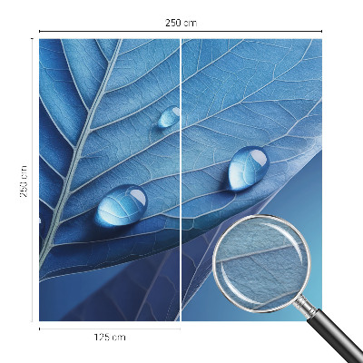 Fototapeta na ścianę Liść błękitu