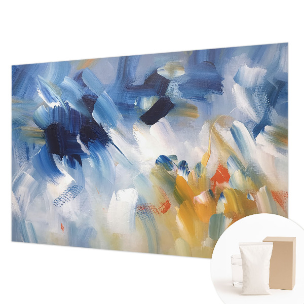 Fototapeta fizelinowa do sypialni Kolorowe pociągnięcia