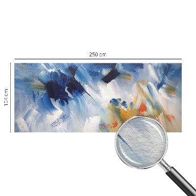 Fototapeta fizelinowa do sypialni Kolorowe pociągnięcia