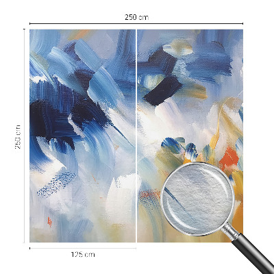 Fototapeta fizelinowa do sypialni Kolorowe pociągnięcia