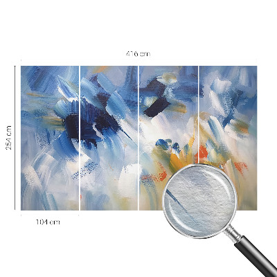 Fototapeta fizelinowa do sypialni Kolorowe pociągnięcia