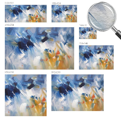 Fototapeta fizelinowa do sypialni Kolorowe pociągnięcia