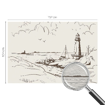 Fototapeta na ścianę Przybrzeżny pejzaż