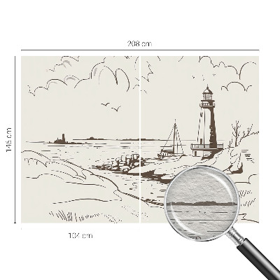 Fototapeta na ścianę Przybrzeżny pejzaż