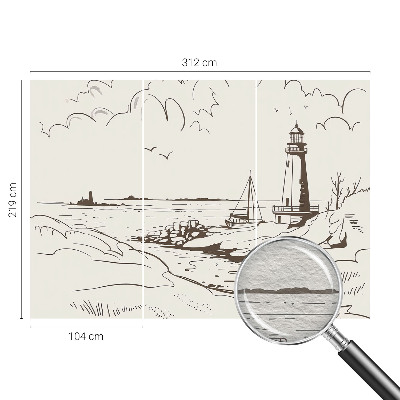 Fototapeta na ścianę Przybrzeżny pejzaż