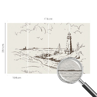 Fototapeta na ścianę Przybrzeżny pejzaż