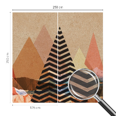 Tapeta fotograficzna z abstrakcyjnym krajobrazem