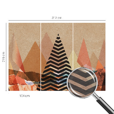 Tapeta fotograficzna Abstrakcyjny krajobraz