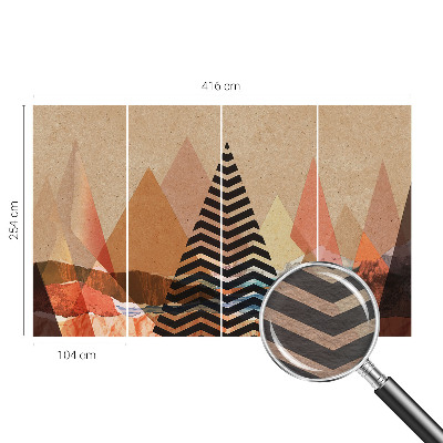 Tapeta fotograficzna Abstrakcyjny krajobraz