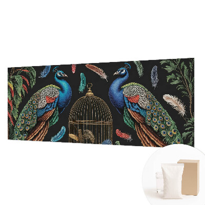 Nowoczesna fototapeta do salonu Egzotyczne pawie