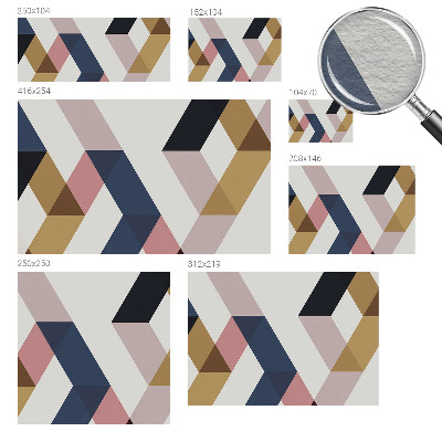 Tapeta fotograficzna fizelinowa Kolorowe romby