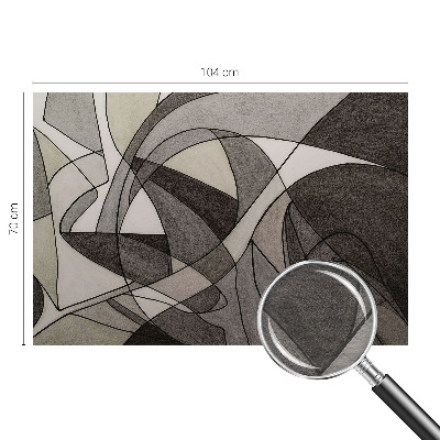 Dekoracyjna fototapeta na ścianę z geometrycznym abstrakcyjnym wzorem