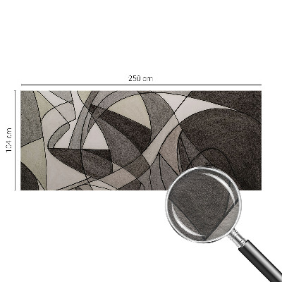 Dekoracyjna fototapeta na ścianę z geometrycznym abstrakcyjnym wzorem