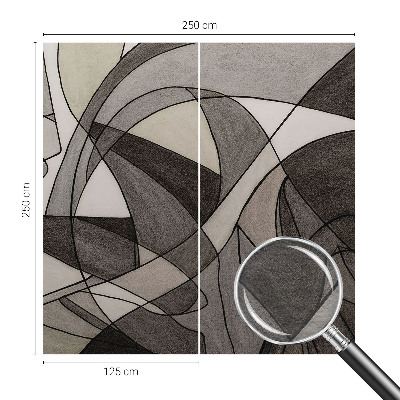 Dekoracyjna fototapeta na ścianę z geometrycznym abstrakcyjnym wzorem