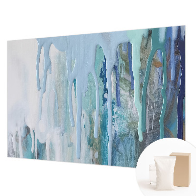 Fototapeta fizelinowa z nadrukiem Błękitne kaskady