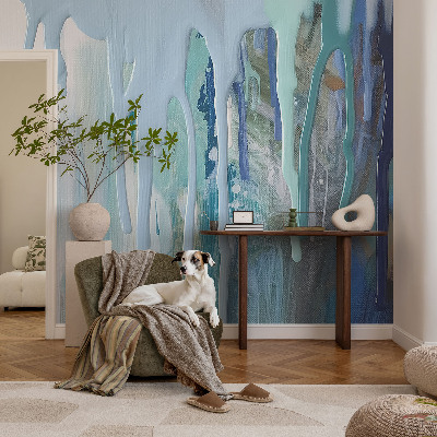 Fototapeta fizelinowa z nadrukiem Błękitne kaskady