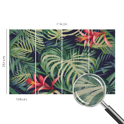 Tapeta fotograficzna Egzotyczne rośliny