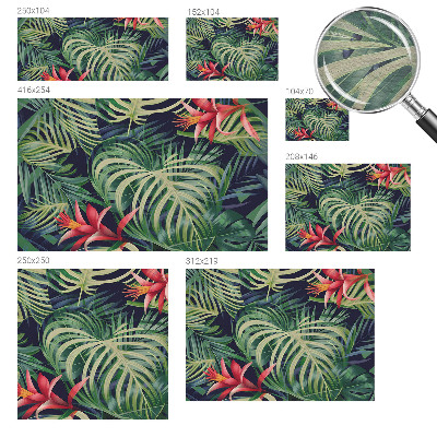 Tapeta fotograficzna Egzotyczne rośliny