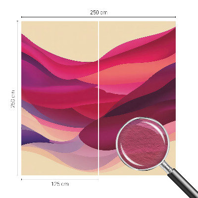 Fototapeta fizelinowa do sypialni Płynne fale