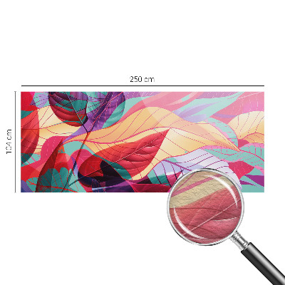 Nowoczesna fototapeta do salonu Liście abstrakcyjne