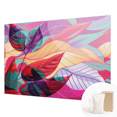 Nowoczesna fototapeta do salonu Liście abstrakcyjne