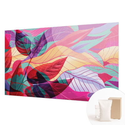 Nowoczesna fototapeta do salonu Liście abstrakcyjne