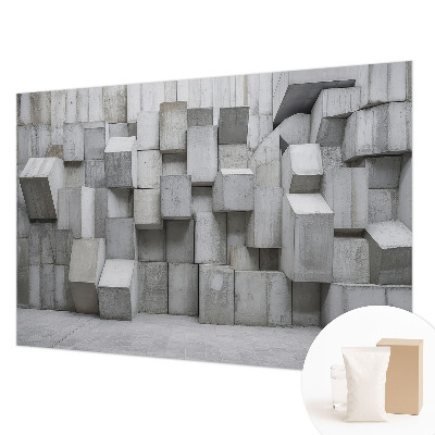 Fototapeta fizelinowa do sypialni Betonowe bryły