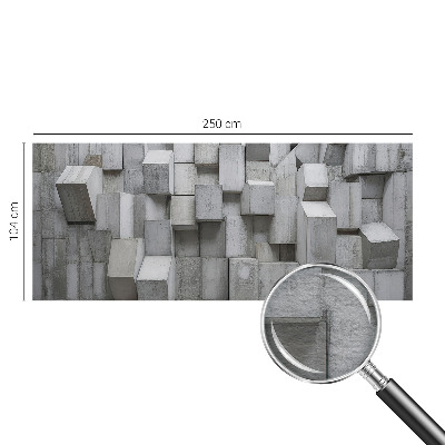 Fototapeta fizelinowa do sypialni Betonowe bryły