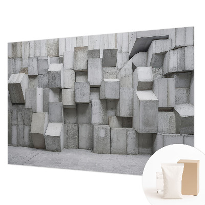 Fototapeta fizelinowa do sypialni Betonowe bryły