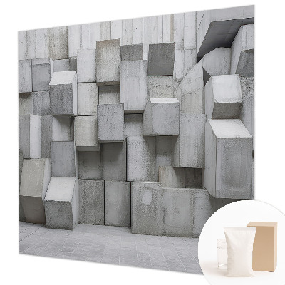 Fototapeta fizelinowa do sypialni Betonowe bryły