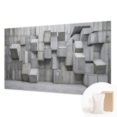 Fototapeta fizelinowa do sypialni Betonowe bryły