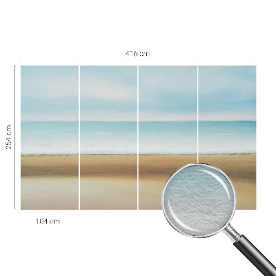 Fototapeta fizelinowa z nadrukiem Nadmorski krajobraz