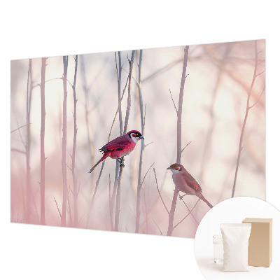 Dekoracyjna fototapeta na ścianę Ptasia para