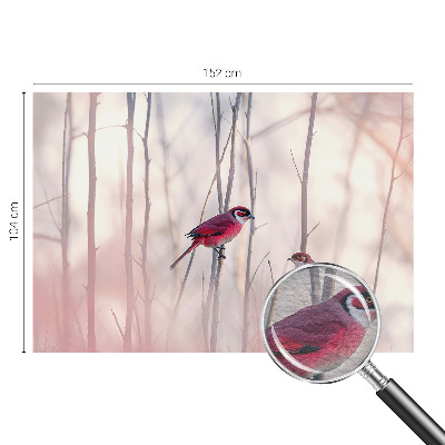 Dekoracyjna fototapeta na ścianę Ptasia para