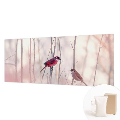 Dekoracyjna fototapeta na ścianę Ptasia para