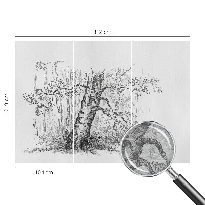 Fototapeta na ścianę Fototapeta na ścianę Drzewo leśne