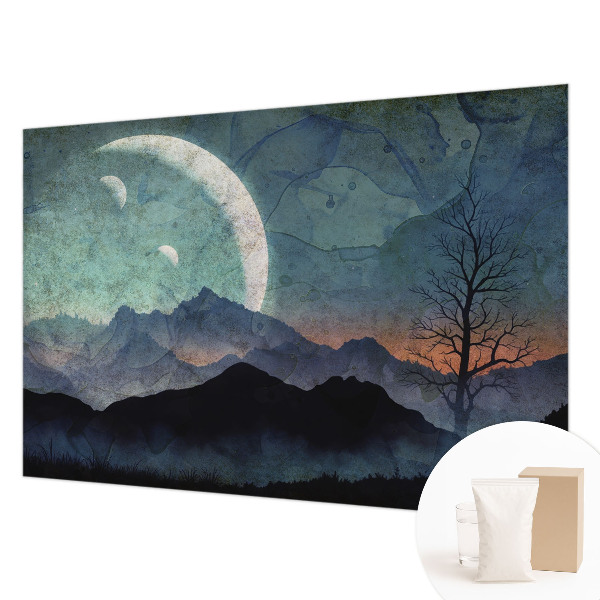 Fototapeta fizelinowa z nadrukiem Nocny pejzaż