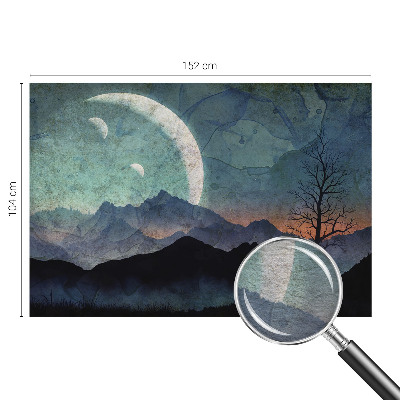 Fototapeta fizelinowa z nadrukiem z motywem nocnego pejzażu