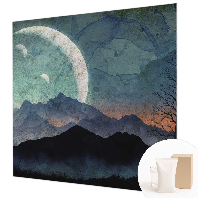 Fototapeta fizelinowa z nadrukiem Nocny pejzaż