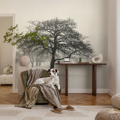 Dekoracyjna fototapeta na ścianę Dekoracyjna fototapeta na ścianę Zimowe drzewa