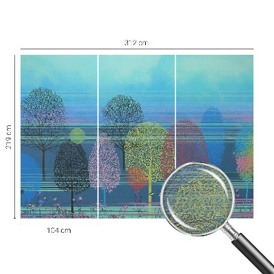 Fototapeta fizelinowa do sypialni Barwna harmonia